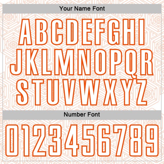 Uniform Sports Sublimation Custom Jersey Shape Orange Geometric White Soccer Uniform Sports Sublimation Custom Jersey Shape Orange Geometric White Soccer