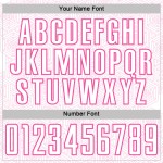 Jersey Soccer Uniform Custom White Shape Geometric Sublimation Sports Pink Jersey Soccer Uniform Custom White Shape Geometric Sublimation Sports Pink